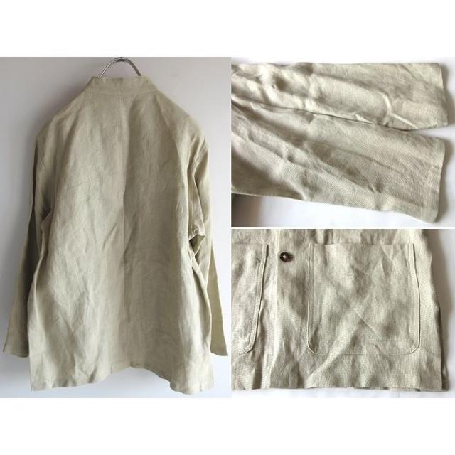 Engineered Garments - 新品 ホリントン マオカラー リネン Engineered Garments - 新品 ホリントン マオカラー リネン