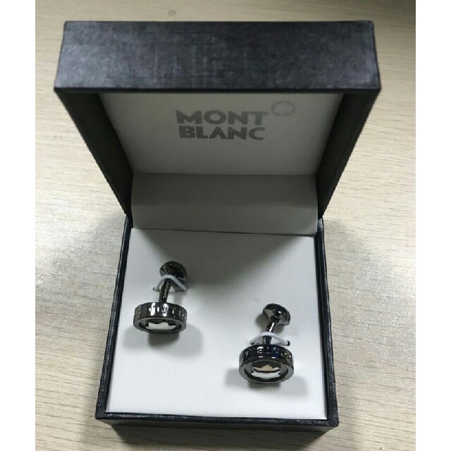 MONTBLANC(モンブラン)のモンブランMONTBLANC カフス ゴールドブルー プレゼン 贈り物 おしゃれ インテリア/住まい/日用品の文房具(ペン/マーカー)の商品写真