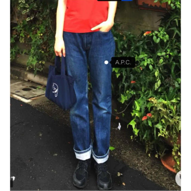 A.P.C - 大人気 美シルエット APC 赤耳 ハイウェスト ストレート A.P.C - 大人気 美シルエット APC 赤耳 ハイウェスト ストレート