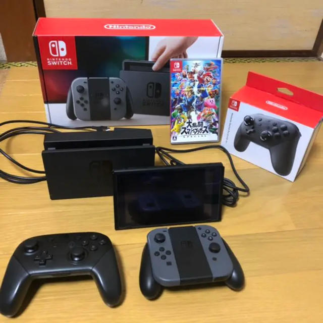 switch 本体 プロコン 大乱闘 1月7日購入