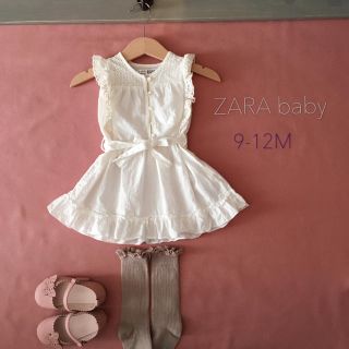 ザラキッズ(ZARA KIDS)のZARA baby ザラベイビー  レース ワンピース❁78cm(ワンピース)