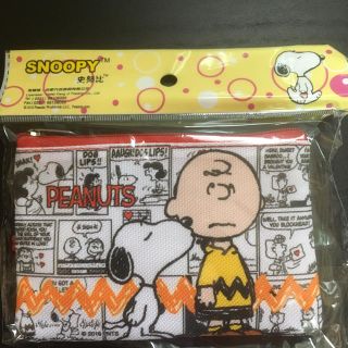 スヌーピー(SNOOPY)のスヌーピー  ひも付きコインパスケース 赤(コインケース)