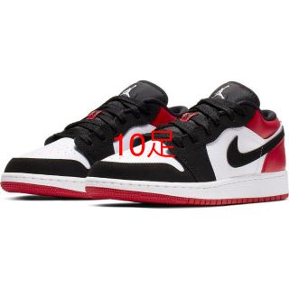 ナイキ(NIKE)のAIR JORDAN1 LOW BG GS BLACK TOE(スニーカー)