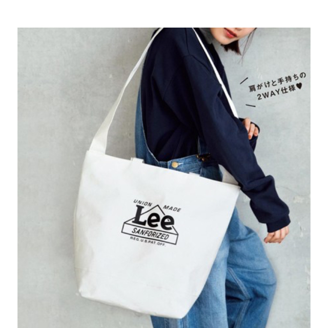 Lee(リー)のmini付録 LEE特大ショルダー レディースのバッグ(トートバッグ)の商品写真