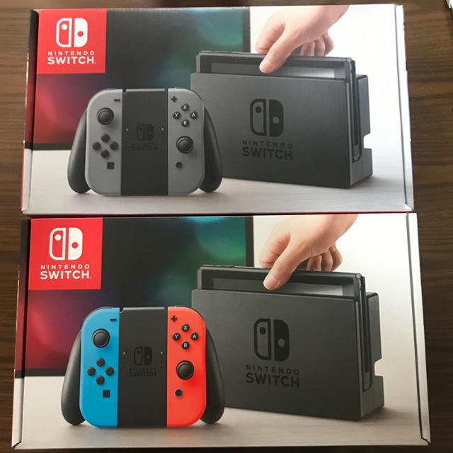Nintendo Switch - 任天堂スイッチ本体 二台セット 未開封 納品書付きです 2019年3月購入