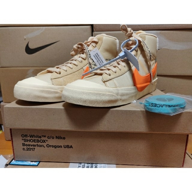 NIKE ×OFF-WHITE BLAZER MID THE TEN NO2スニーカー