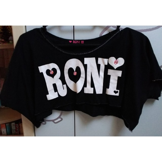 RONI(ロニィ)のRONI ショート丈 Tシャツ SM 120センチ キッズ/ベビー/マタニティのキッズ服女の子用(90cm~)(Tシャツ/カットソー)の商品写真