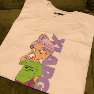 エクストララージ(XLARGE)の新品 XLARGE ドラゴンボール Z TEE トランクス 白 S(Tシャツ/カットソー(半袖/袖なし))