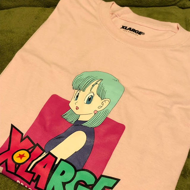 XLARGE(エクストララージ)の新品 XLARGE ドラゴンボール Z TEE ブルマ ピンク S メンズのトップス(Tシャツ/カットソー(半袖/袖なし))の商品写真