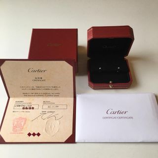 カルティエ(Cartier)のカルティエ  ピアス ディアマンレジェ XS  WG(ピアス)