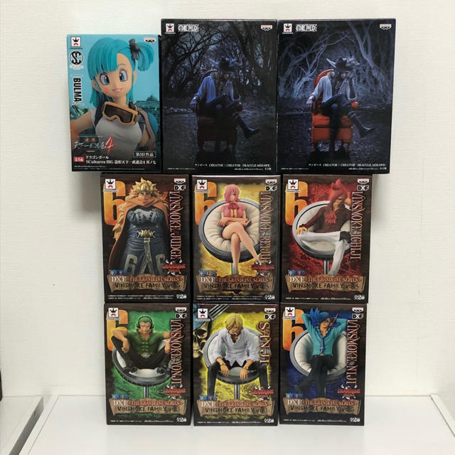 【新品未開封】ワンピース＆ドラゴンボール フィギュア 9体セット