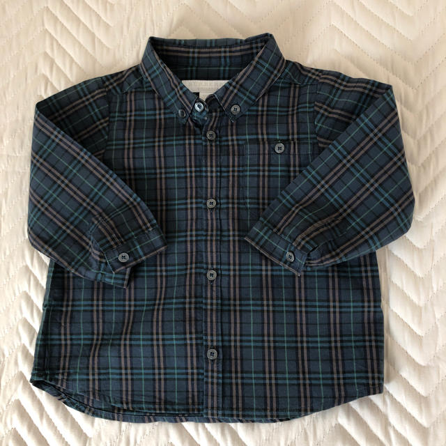 BURBERRY(バーバリー)のバーバリー★チェックシャツ★80 キッズ/ベビー/マタニティのベビー服(~85cm)(シャツ/カットソー)の商品写真