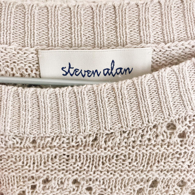 steven alan(スティーブンアラン)のSA◎コットンレーヨンリネン ニット レディースのトップス(ニット/セーター)の商品写真