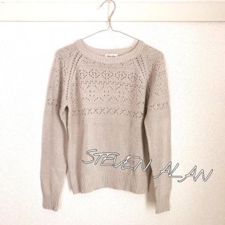 スティーブンアラン(steven alan)のSA◎コットンレーヨンリネン ニット(ニット/セーター)