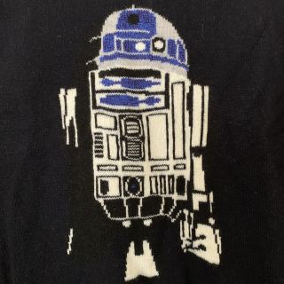 ミュベールワークの　star wars R2D2ニット