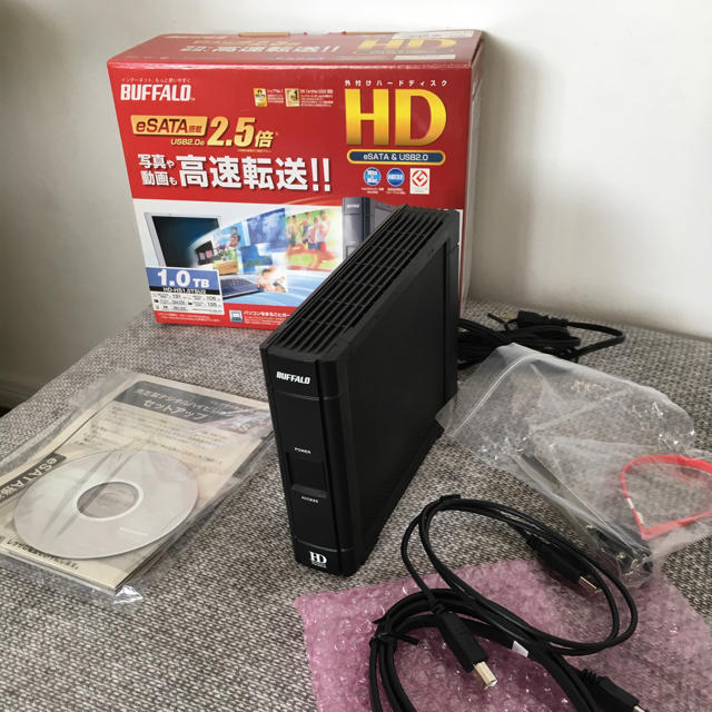 バッファロー  外付けHDD