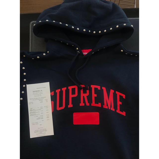 専用】supreme studded hooded sweatshirtのサムネイル