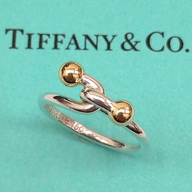 Tiffany & Co.(ティファニー)のティファニーリング　
K18/SVコンビ　10.5号 レディースのアクセサリー(リング(指輪))の商品写真