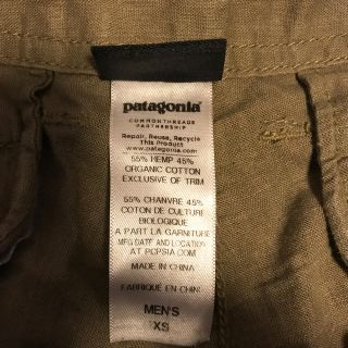 patagonia 麻パンツ　usMサイズ