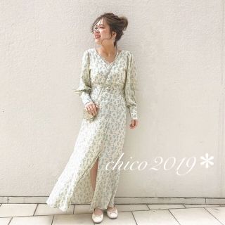 フーズフーチコ(who's who Chico)の今期完売♡フーズフーチコ♡花柄ロングワンピース(ロングワンピース/マキシワンピース)