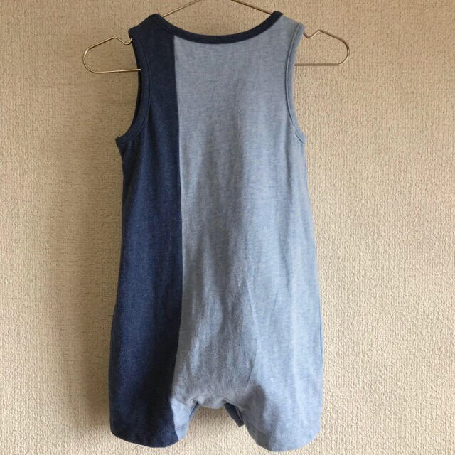 babyGAP(ベビーギャップ)のbabyGapショートオール & ベビーピンセット キッズ/ベビー/マタニティのベビー服(~85cm)(カバーオール)の商品写真