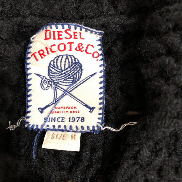 DIESEL(ディーゼル)のディーゼル ニットジャケット ニットカーディガン M レディースのトップス(カーディガン)の商品写真