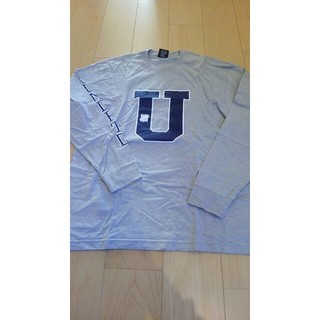 アンディフィーテッド(UNDEFEATED)のUNDEFEATED 　ロンT  XL  グレー(Tシャツ/カットソー(七分/長袖))