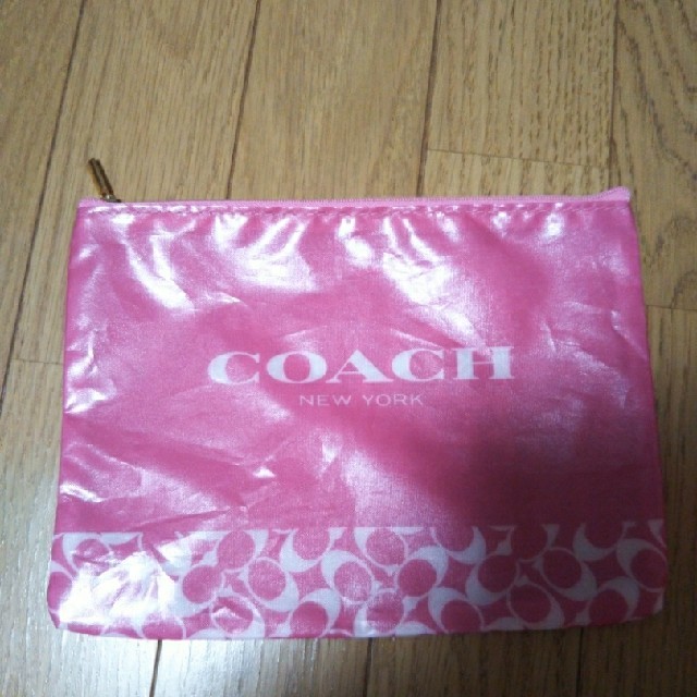 COACH(コーチ)のCOACHビニールポーチ レディースのファッション小物(ポーチ)の商品写真