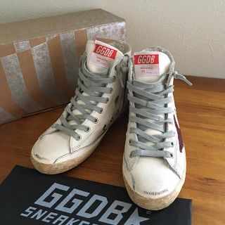 ドゥーズィエムクラス(DEUXIEME CLASSE)のGOLDEN GOOSE グリッタースターハイカットスニーカー 35(スニーカー)