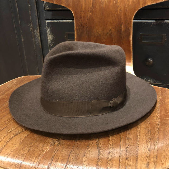 Borsalino - Borsalino ボルサリーノ ヴィンテージ ハット 帽子 約55cmの通販 by layervintage's