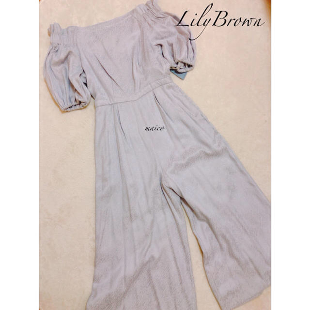 Lily Brown☆新品バックリボンロンパース