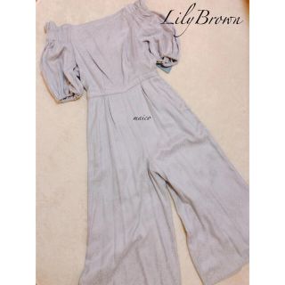 リリーブラウン(Lily Brown)のLily Brown☆新品バックリボンロンパース(オールインワン)