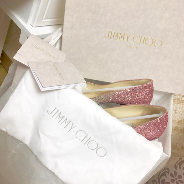 JIMMY CHOO(ジミーチュウ)の◆きっか様専用◆JIMMY CHOO グリッターパンプス レディースの靴/シューズ(ハイヒール/パンプス)の商品写真