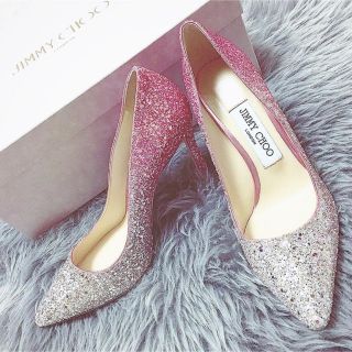 ジミーチュウ(JIMMY CHOO)の◆きっか様専用◆JIMMY CHOO グリッターパンプス(ハイヒール/パンプス)