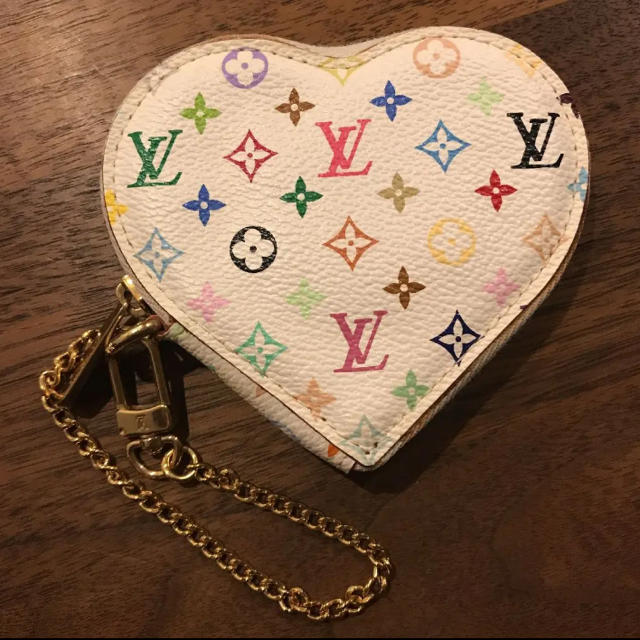LOUIS VUITTON - ルイヴィトン マルチカラーハートコインケース LOUIS VUITTON - ルイヴィトン マルチカラーハートコインケース