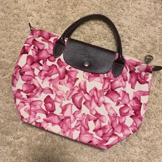 ロンシャン(LONGCHAMP)のロンシャン 限定花柄トート Sサイズ(トートバッグ)