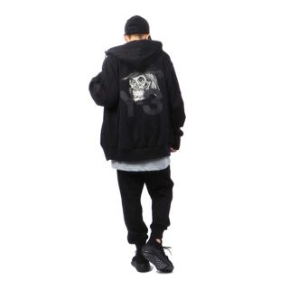 ワイスリー(Y-3)のY-3 Yohji Skull Hoodie(パーカー)