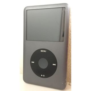 アップル(Apple)の【ジャンク品】iPod classic(接続コード付)(ポータブルプレーヤー)