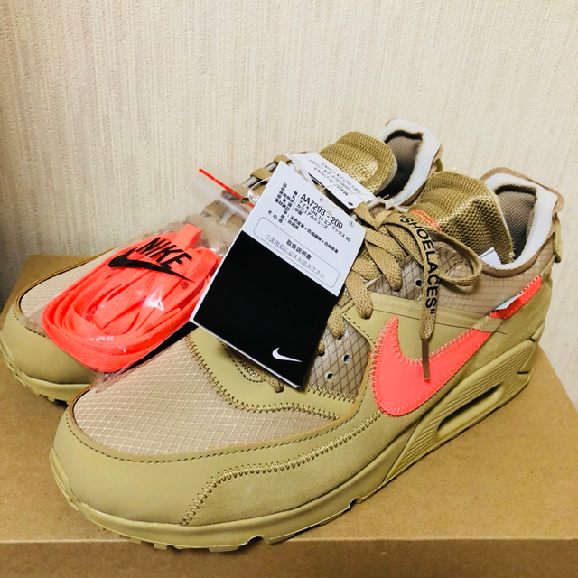 OFF-WHITE(オフホワイト)のNIKE OFF-WHITE エアマックス90  メンズの靴/シューズ(スニーカー)の商品写真