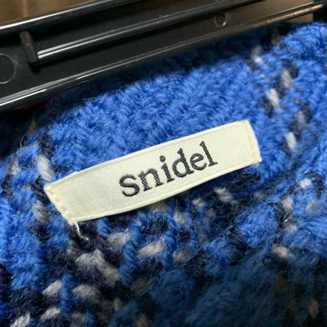 SNIDEL(スナイデル)のこじはる snidel 青 チェックスカート レディースのスカート(ミニスカート)の商品写真