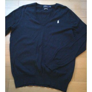 ポロラルフローレン(POLO RALPH LAUREN)のラルフローレン春ニット　ネイビー(ニット/セーター)