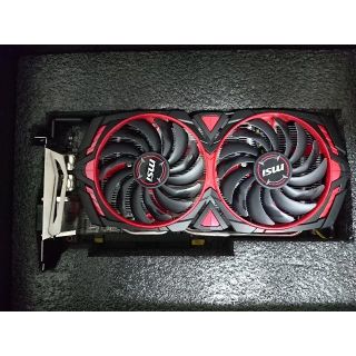 【微使用・美品】MSI RADEON RX580 Armor Mk2 8G OC(PCパーツ)