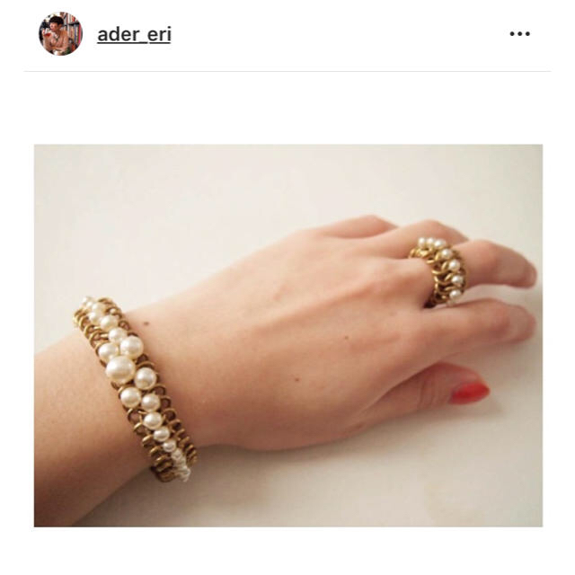 H.P.FRANCE(アッシュペーフランス)のADER ヴィンテージパールリング レディースのアクセサリー(リング(指輪))の商品写真