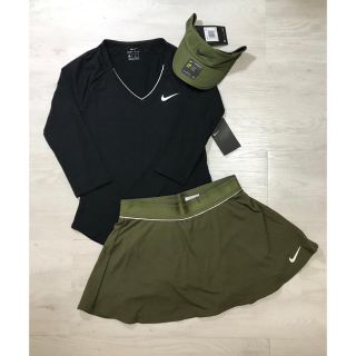 NIKE - ☆新品☆ NIKE ナイキ テニスウェア スコート・バイザー2点