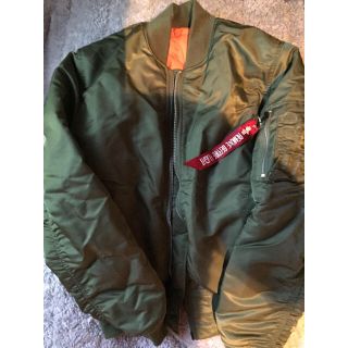 アルファインダストリーズ(ALPHA INDUSTRIES)のアルファ  MA-1 ジャケット  カーキ色 ブラック色 セット(フライトジャケット)