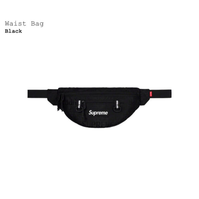 Supreme(シュプリーム)のsupreme Waist Bag black メンズのバッグ(ウエストポーチ)の商品写真