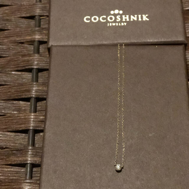 COCOSHNIK - ココシュニック 一粒ダイヤネックレスの通販 by buma｜ココシュニックならラクマ