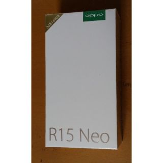 アンドロイド(ANDROID)の新品送料無料 oppo R15 Neo simフリー(スマートフォン本体)