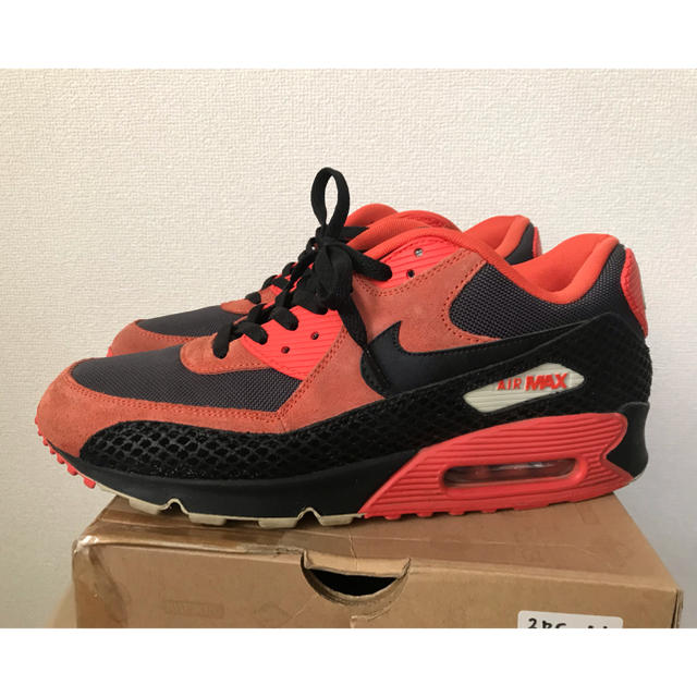 NIKE(ナイキ)のNIKE AIR MAX 90 PREMIUM ORANGE/BLACK メンズの靴/シューズ(スニーカー)の商品写真