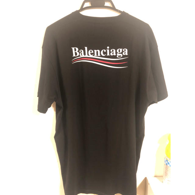 Balenciaga(バレンシアガ)のBalenciaga/バレンシアガ キャンペーンロゴ ブラック XS メンズのトップス(Tシャツ/カットソー(半袖/袖なし))の商品写真